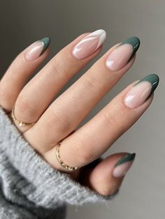 Dark Green Nails, Short Acrylic, Elegant Nails, Senior Photo, Fancy Nails, Chic Nails