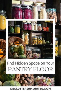 a pantry filled with lots of different types of food