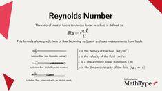 a paper with some writing on it that says,'reynoldss number the rate of potential