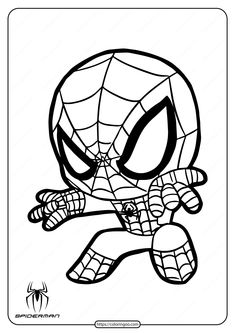 spiderman coloring pages for kids to print out and color with the name, date