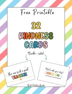 two kind of cards with the words, free printable for kids to use on them