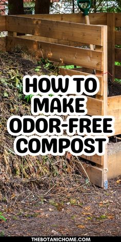 Tips on how to make compost bins smell better including compost DIY, compost bin DIY, and compost tumbler maintenance. Features how to start composting and composting at home strategies.