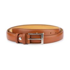 Elevate your wardrobe with the quintessence of sophistication and durability - our Men's Light Brown Belt. Crafted meticulously from genuine leather, this belt stands as a testament to timeless style and enduring quality. With a height of 1 1/8" (3.0 cm), it strikes the perfect balance between prominence and subtlety, making it an ideal accessory for your dress attire. The light brown hue of the leather exudes a warm, versatile elegance that complements a wide array of outfit choices. Whether it Classic Bridle Leather Belt Buckles For Workwear, Fitted Leather Belts And Suspenders, Elegant Bridle Leather Belts For Work, Elegant Bridle Leather Work Belts, Luxury Brown Belts And Suspenders For Business, Classic Fitted Belts And Suspenders With Belt Included, Formal Brown Bridle Leather Belts And Suspenders, Classic Bridle Leather Belt With Removable Buckle, Elegant Cognac Belt For Formal Occasions