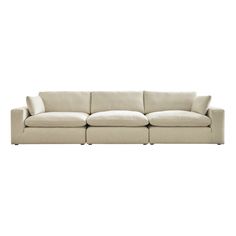 an image of a couch that is in the shape of a sectional with four seats