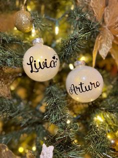 Make your holiday decorations truly special with our personalized Christmas ornaments!  These 3.1-inch baubles can be customized with your child's name, a meaningful design, or anything you choose to make your tree uniquely yours. 🎄 Details: Size: 3.1 inches (perfect for any tree) Personalization Options: Add a name, a design, or both--just let us know! Material: Durable and lightweight for easy hanging Whether it's a family tradition or a thoughtful gift, these ornaments add a personal touch to the holiday season.  Order now to create a keepsake that will shine on your tree for years to come! 📤 How to Order: Add the item to your cart. In the personalization box, tell us the name or design you'd like. We'll take care of the rest! Christmas Ornaments Personalized, Ornaments Personalized, Meaningful Design, Custom Christmas Ornaments, Family Tradition, Personalized Christmas Ornaments, Family Traditions, Shine On, Custom Christmas