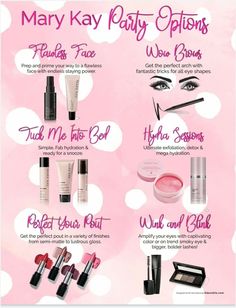 Mary Kay Fish Bowl Ideas, Mary Kay Facial Party, Mary Kay Party Ideas, Mary Kay Hostess Rewards, Mary Kay Booking Scripts, Mary Kay Scripts