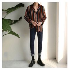 Midnight In Paris, Mode Ulzzang, Paris Shirt, Fashion 90s, Hipster Man, Men's Swimwear, Thrifted Outfits