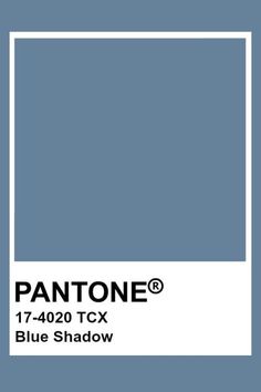 the pantone color is blue heaven