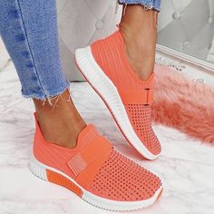 Category:Slip-Ons,Sneakers; Upper Materials:Tissage Volant; Season:Summer; Heel Type:Flat Heel; Gender:Women's; Toe Shape:Round Toe; Style:Minimalism,Casual; Heel Height(inch):2-3; Outsole Materials:EVA; Occasion:Outdoor,Daily; Closure Type:Loafer; Pattern:Solid Color; Listing Date:03/14/2023; Production mode:External procurement; 2023 Trends:Slip-on Sneakers,Comfort Shoes; Foot Length:; Foot Width:; SizeChart1_ID:2:179956; Size chart date source:Provided by Supplier.; US Size:null; UK Size:14.5 Spring Non-slip Slip-on Running Shoes, Breathable Flat Walking Shoes For Light Exercise, Casual Running Shoes With Round Toe For Light Exercise, Flat Walking Shoes For Spring Sports, Sporty Flat Walking Shoes For Light Exercise, Breathable Flat Sneakers For Light Exercise, Breathable Slip-on Sneakers With Closed Toe, Comfortable Slip-on Running Shoes For Spring, Breathable Running Shoes