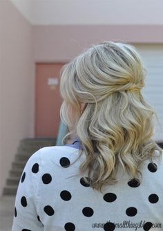 Bridesmaid Duty, Curls For Medium Length Hair, Bridal Hair Half Up, Hair 101, Shoulder Hair, Best Wedding Hairstyles, Bride Hair