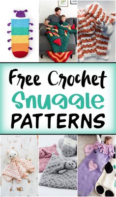 free crochet snuggle patterns for babies and toddlers to make