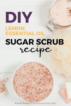 DIY Sugar Scrub Recipe with Essential Oils. Make this easy 3 ingredient sugar scrub DIY in under 5 minutes using essential oils and simple pantry ingredients. Essential Oil Sugar Scrub, Diy Sugar Scrubs, Essential Oil Diy, Wax Recipe, Sugar Wax Recipe, Scrub Recipe Diy, Coffee Essential Oil, Green Tea Scrub, Diy Sugar Scrub Recipe