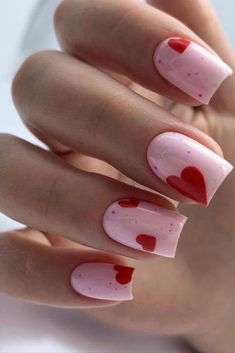 #pinknails #nails #nailsofinstagram #nailart #glitternails #nailsoftheday #longnails #pink #acrylicnails #gelnails #nailsonfleek #ombrenails #coffinnails #nudenails #nailtech #u #manicure #nailstagram #nailsnailsnails #inspire #nailstyle #nailinspo #naildesigns #instanails #summernails #shortnails #gelpolish #nailporn #nail #naturalnails#explorepage #naildesign #nailsart #nailswag #nailartist #marblenails #prettynails #nailsdesign #whitenails #beauty #blingnails #squarenails #nailpolish # Heart Nail Inspiration, Unusual Nails Designs, February Nails Ideas Valentines Day Short Square, Short Natural Valentines Day Nails, Valentine's Day Nail Designs Pink, Short Square Valentines Nails, Heart Gel Nails, San Valentine Nails Ideas, Valentines Nails 2023