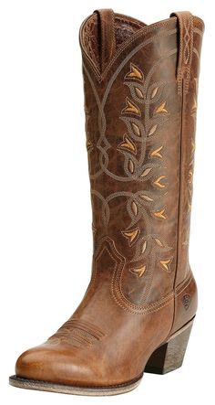 Ariat Cowboy Boots Women, Ariat Cowgirl Boots, Ariat Cowboy Boots, Jungle Boots, Composite Toe Work Boots, Womens Cowgirl Boots, Western Shoes, Leather Cowgirl Boots, Shoe Ideas