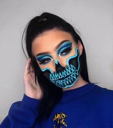 Halloween Bricolage, Halloween Maquillage, Halloween Makeup Clown, Maquillage Yeux Cut Crease, Halloween Make-up Looks, Halloweenský Makeup, Drag Make-up