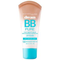 Drugstore Bb Cream, Corrector Maybelline, Maybelline Bb Cream, Bb Cream For Oily Skin, Superstay Maybelline, Bb Cream Best, Skin Clearing, Pure Skin, Oily Skin Care Routine