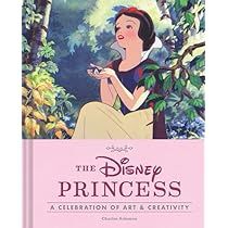 the disney princess book is shown with an image of a woman sitting on a tree