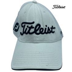 About this item Condition: Pre-owned: Seller Notes: Pre-owned item in good condition. Brand: Titleist Department: Men Color: White Size: S-M Model: Titleist Tour Sports Style: Golf Hat Material: Mesh Theme: Sports Performance/Activity: Golf Classic Sports Hats With Letter Print, Classic Sports Hat With Letter Print, Sports Cap With Logo Print, Sports Six-panel Trucker Hat With Letter Print, Sports Six-panel Hat With Letter Print, Sports Hats With Letter Print, Six-panel, Sports Letter Print Six-panel Hat, Sports Hats With Logo Print And Curved Bill, Sports Baseball Cap With Logo Print And Curved Bill