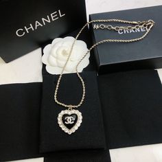 ChanelNecklace Luxury Silver Jewelry With Original Box, Designer Silver Jewelry With Original Box, Designer Silver Jewelry In Original Box, Silver Jewelry In Original Box For Anniversary, Chanel Sign, Cc Necklace, Necklace Chanel, Gucci Gg Belt, Gg Belt