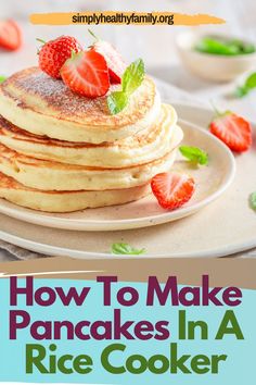 how to make pancakes in a rice cooker