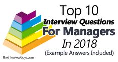 the top 10 interview questions for managers in 2018