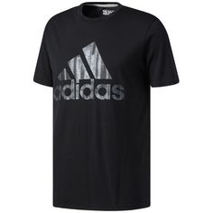 Adidas Mens Printed Logo T-Shirt Black Adidas T-shirt With Logo, Adidas Graphic Tee With Letter Print, Adidas Black T-shirt With Letter Print, Adidas Graphic Tee With Logo Print, Black Adidas Logo Cotton T-shirt, Adidas Black T-shirt With Logo, Rugby Shorts, Adidas Short, Adidas Sweater