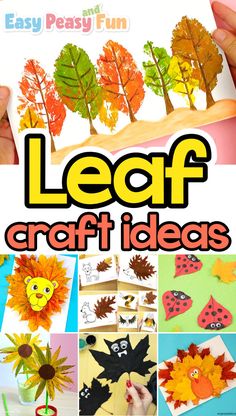 leaf craft ideas for kids to make