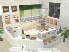 The Sims Resource - Patreon Release - Boulangerie set part 4: Decor Sims 4 Cc Bakery Display, Sims 4 Store Cc Patreon, Sims 4 Cafeteria Cc, Sims 4 Cc Parisian Furniture, Sims 4 Hotel Cc, Sims 4 Bakery Cc, Sims Bakery, Sims 4 Bakery, Hotel Headboard