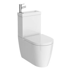 a white toilet with the lid up and no tank cover is shown in front of a white background