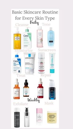 Basic Skincare Routine, Basic Skincare, Basic Skin Care, Makijaż Smokey Eye, Effective Skin Care Products, Skin Care Routine Steps, Skin Routine