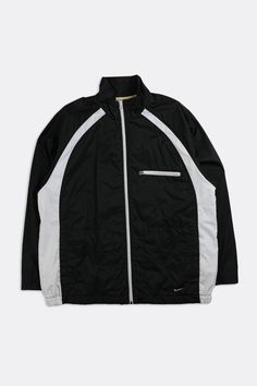 Sourced in CanadaMeasurementsSize: LPit to Pit: 26.5"Arm: 25"Length: 30"Condition: Good vintage conditionMaterial Composition: Colours: 100% nylon, White & Lining: 100% polyesterColour: Black, white White Nylon Track Jacket For Winter, White Nylon Windbreaker For Winter, White Nylon Winter Windbreaker, Winter White Nylon Windbreaker, Functional White Long Sleeve Windbreaker, White Nylon Sports Outerwear, White Nylon Windbreaker For Outdoor, White Sporty Nylon Outerwear, Functional White Nylon Outerwear