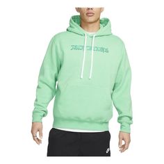 Nike Sportswear Club Fleece Hoodie 'Green' FN1856-363 Nike Sportswear Club Fleece, Sweet Message, Hoodie Green, Store Shoes, Sports Sneakers, Nike Store, Nike Hoodie, Spring Green, Stay Cozy