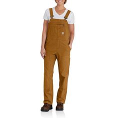 Carhartt Brown Carhartt 102438 - Women's Crawford Double Front Bib Overall - Unlined Carhartt Bibs, Work Overalls, Boy Haircut, Tough Woman, Toddler Overalls, Plus Size Workwear, Haircut Curly, Carhartt Womens, Carhartt Women