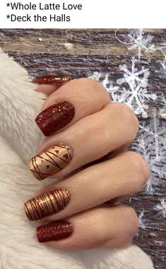 Fancy Nail Art, Art Deco Nails, Fall Gel Nails, Gold Nail, Thanksgiving Nails, 2023 Trends, Nails 2023, Nail Designs Glitter