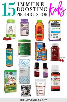 Back to school season is in full swing, and that means our kids are in contact with a lot of germs! Here are my best immune boosting products for kids Immune Boosting Supplements, Immune Boosting Foods For Kids, Kids Immune Booster, Immunity Diet, Immunity Supplements, Vitamins For Immune System, Kids Immune System, Amazing Grass Green Superfood, Kids Vitamins