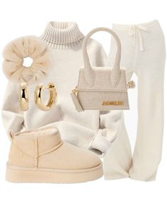 Ugg Boots Aesthetic Outfits, Comfy Cozy Outfit, White Uggs Outfit, Cozy Ugg Outfit, Uggs Style Outfit, Winter Cozy Outfits, Winter Outfits Uggs, White Uggs Boots, Platform Uggs Outfit