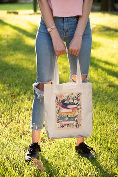 This 100% cotton bag comes in one size - 15" x 16"- perfect for everyday wear. While the canvas material will show off your designs in great colors, it's durable and will last for years. The bag features 20" handles (made from the same canvas), making it easy to carry even with a week's worth of shopping. .: 100% cotton canvas .: Heavy fabric (12 oz/yd² (406.9 g/m .: Sewn-in label .: Available in natural and black colors Disclaimer: Please note that the product images shown in our shop are mocku White Cotton Canvas Softback Bag, School Cotton Canvas Bag With Paper Bag Included, White Softback Cotton Canvas Bag, White Cotton Softback Canvas Bag, Rectangular Canvas Bag With Bookish Style, Bookish Canvas Tote Bag For Everyday Use, Everyday Bookish Tote Canvas Bag, Casual Multicolor Cotton Canvas Bag, Bookish Rectangular Canvas Bag