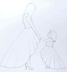 Mother’s Day drawings with Pencil for beginners | How to Draw Mother’s Day Drawing Mom Daughter Pencil Drawings, Mother Pencil Drawings, Cute Mom And Daughter Drawings Easy, Sketch Of Mother And Daughter, Mom And Daughter Drawing Cute, How To Draw Mother And Daughter, Mother Daughter Sketch Pencil Easy, Mother Day Drawings Easy, Mother Daughter Art Drawing