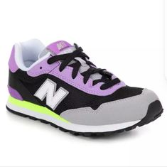 Synthetic Upper Durable Rubber Outsole For Lasting Wear Lace Closure For An Adjustable, Secure Fit Classic Colors For A Stylish Look Lace-Up Closure For An Adjustable Fit The New Balance 515 Classic Kids' Sneaker Is A Modern Classic Your Little Ones Can Wear Every Day. The Synthetic Upper Is Built For Comfort, While The Rubber Outsole Adds Durability. Purple Running Shoes With Round Toe For Training, New Balance Purple Sneakers For Jogging, New Balance Purple Running Shoes For Jogging, Purple New Balance Sneakers For Jogging, New Balance Purple Sports Sneakers, Sporty Purple New Balance Running Shoes, Sporty Purple School Sneakers, Purple Running Shoes With Round Toe For Jogging, Purple Round Toe Running Shoes For Jogging