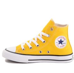 Brand New Yellow Converse, Size 5.5 In Men's 7.5 In Women's Yellow Converse High-top Sneakers With Rubber Sole, Converse Mustard Sneakers With Round Toe, Mustard Converse Sneakers With Round Toe, Yellow Converse High-top Sneakers, Yellow High-top Sneakers With Vulcanized Sole For Spring, Mustard Converse Lace-up Sneakers, Yellow Converse Canvas Shoes With Vulcanized Sole, Yellow Converse Mid-top Sneakers, Yellow Converse Sneakers With Rubber Sole