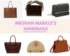 Meghan Markle Accessories, Megan Markle Handbags, Meghan Markle Handbag, Iconic Handbags, Fendi Purses, Meghan Markle Style, Handbag Collection, Prince Harry And Meghan