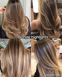 Brunnete Blonde Highlight, Honey Blonde Hair Color, Hair Inspiration Long, Balayage Hair Dark