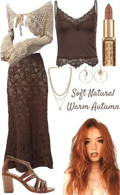 Cute Outfits Maxi Skirt, Flowy Feminine Style, Natural Outfits Winter, Faeriecore Fashion, Hippy Style Outfits, Earthy Clothing Style, Gypsycore Outfits, Soft Natural Outfits, Hippie Witch Outfits