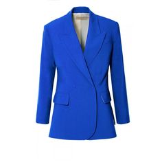 Blazer in an oversized cut inspired by a jacket from a men's suit. Masculine fashion combined with the intense colour of the fabric creates an impressive, original design. Wide lapels, strongly outlined arms protruding beyond the silhouette line, slits at the back of the blazer. Will make a perfect match with Shorts Billie Classic Blue. We want our clients to be happy with our products! For the best fit, please refer to the detailed table of our sizes, which you can find in the Size Guide tab, a Masculine Fashion, Blazer Bleu, Masculine Style, Mens Suit Jacket, Single Button Blazer, Colour Blocking, Classic Blazer, Men's Suit, Moda Vintage