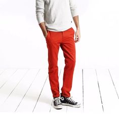 Gender:Men Item Type:Full Length Length:Full Length Pant Style:Straight Fabric Type:Broadcloth Front Style:Flat Waist Type:Low Material:Polyester,Cotton Decoration:Pockets Thickness:Midweight Fit Type:Regular Style:Casual Closure Type:Zipper Fly Size:28/29/30/31/32/33/34/36 Material:Cotton Pattern:Casual Men Long Pants Type:Man Trousers Title:Slim Straight Men Pants Season:Summer/Spring/Autumn/Winter Shipping:Free Shipping Condition:Brand New With Brand Fit:Fits small, take a size larger than no Straight Fit Full Length Pants For Spring, Straight Fit Full Length Spring Pants, Casual Full-length Chinos For Fall, Stretch Straight Chinos For Fall, Red Relaxed Fit Bottoms For Fall, Casual Straight Leg Winter Chinos, Casual Full-length Orange Pants, Casual Full Length Orange Pants, Casual Orange Full Length Pants