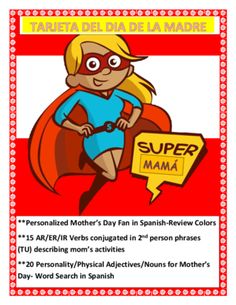 a poster with the words super mama on it