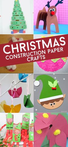 christmas construction paper crafts for kids and adults to make with the help of their own hands