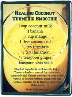 an image of a recipe for turment smoothie on the app store's facebook page