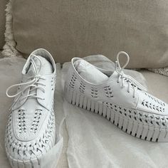 New Platform Sneakers In White. Platform Sneakers, Womens Shoes Sneakers, Shoes Sneakers, Color White, Size 6, Women Shoes, Sneakers, Women Shopping, White