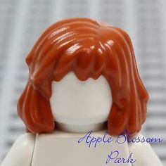 Boy Wig, Dark Orange Hair, Female Agent, Wig Head, Lego Girls, Male Hair, Fairy Friends, Lego Figures, Head Gear